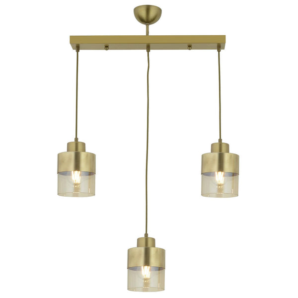 Lustra HubRom, BORIS 3353-02-FR 55x70 cm 3xE27-60W Antiq