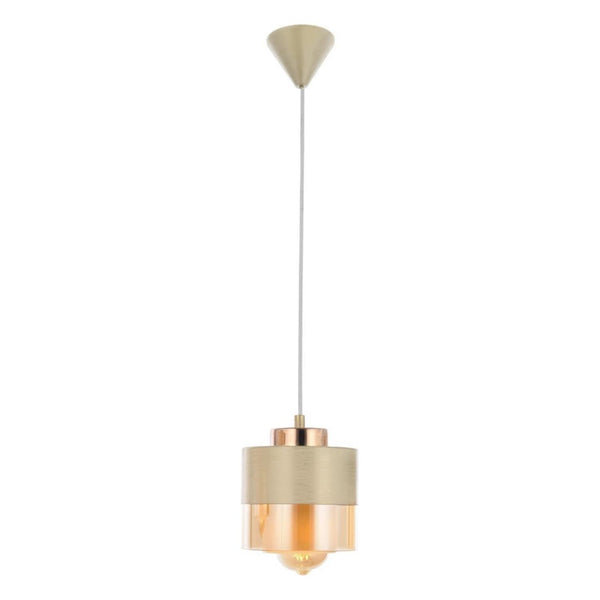 Lustra HubRom, BORIS 3353-01-CR 12x65 cm 1xE27-60W Crem Patina Auriu
