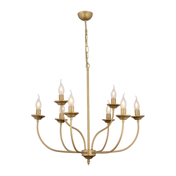 Lustra HubRom, ARIANE 3676-08-FR 65x94 cm 8xE14-40W Antiq