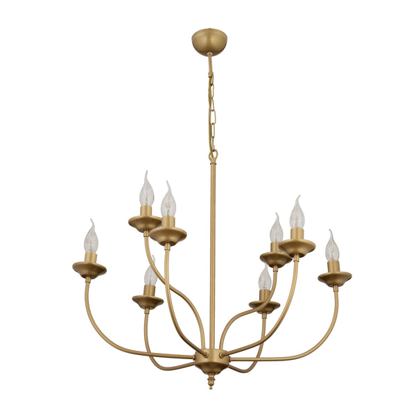 Lustra HubRom, ARIANE 3676-08-FR 65x94 cm 8xE14-40W Antiq