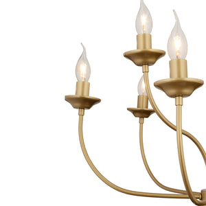 Lustra HubRom, ARIANE 3676-08-FR 65x94 cm 8xE14-40W Antiq