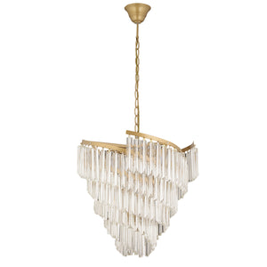 Lustra Cristal HubRom, ARIZONA 3715-01-FR 52x108 cm 8xE14-40W Antiq