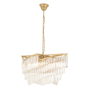 Lustra Cristal HubRom, ARIZONA 3715-1S-FR 73x93 cm 6xE14-40W Antiq