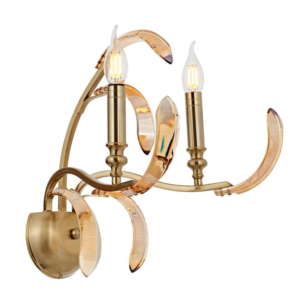 Aplica HubRom, ARTE 5101-1035-52 30x40xHmax35 cm 2xE14-40W Antiq