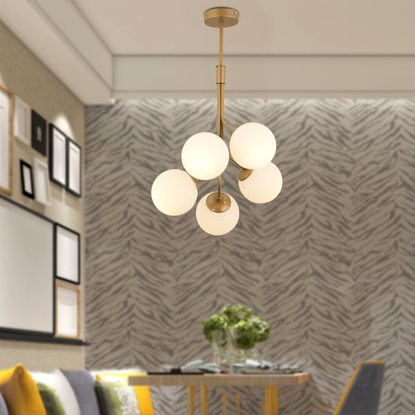 Lustra HubRom, ARTEL 3756-05-FR 50x80 cm 5xE27-60W Antiq