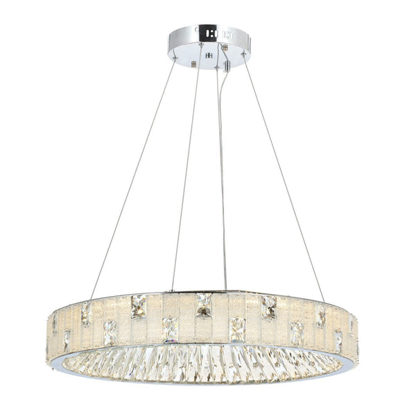 Lustra Led Cristal HubRom, ASIR Crom 5060-1119-51 60x60xHmax100 cm Lumina Calda,Rece,Neutra