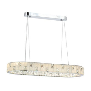 Lustra Led Cristal HubRom, ASIR Crom 5490-1119-51 90x35xHmax100 cm Lumina Calda,Rece,Neutra