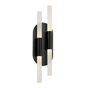 Aplica Led HubRom, BAT Negru 5102-3015-64 12x7xHmax45 cm 4000 K Lumina Neutra