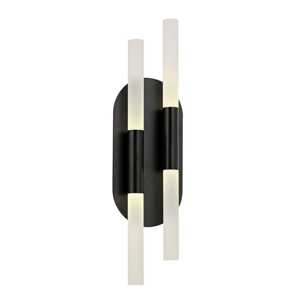 Aplica Led HubRom, BAT Negru 5102-3015-64 12x7xHmax45 cm 4000 K Lumina Neutra