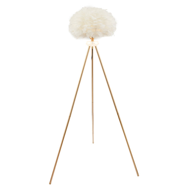 Lampader HubRom, BELINAY 4109-1L-GD 60x148 cm 1xE27-60W Auriu