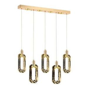 Lustra Led HubRom, BESTE Auriu 5405-2995-83 60x8xHmax110 cm Lumina Calda,Rece,Neutra