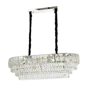 Lustra Cristal HubRom, BILGE 5490-1803-51 90x35xHmax90 cm 14xE14-40W Crom