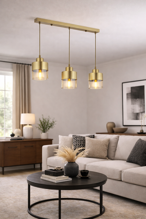 Lustra HubRom, BORIS 3353-02-FR 55x70 cm 3xE27-60W Antiq