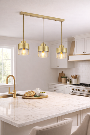 Lustra HubRom, BORIS 3353-02-FR 55x70 cm 3xE27-60W Antiq