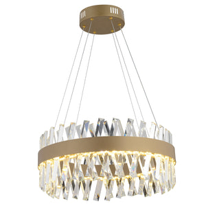 Lustra Led Cristal HubRom, BRAMPTON 3962-50-FR 50x70 cm 85 W Antiq