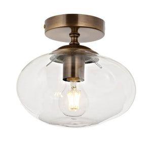 Plafoniera HubRom, BULUT 5025-1317-52 25x25xHmax20 cm 1xE27-60W Antiq