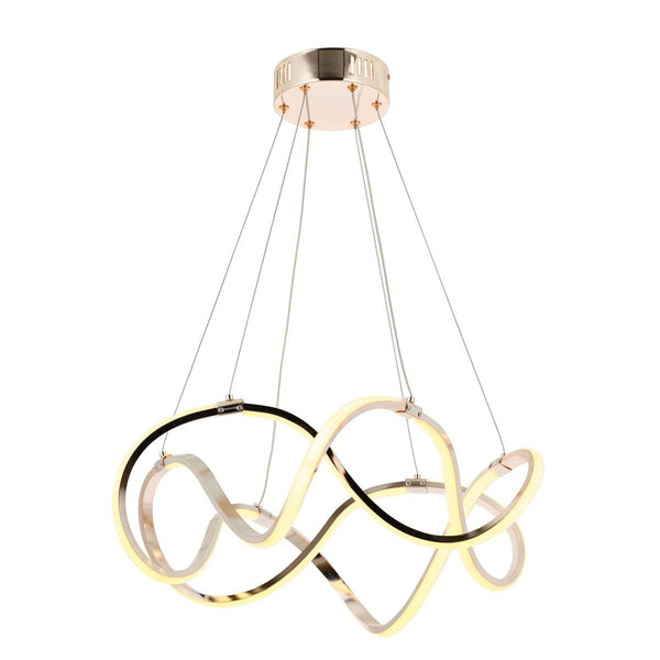 Lustra Led HubRom, BURGAZ Auriu 5002-5129-54 60x60xHmax105 cm 60 W / 3200 L  Lumina Calda,Rece,Neutra