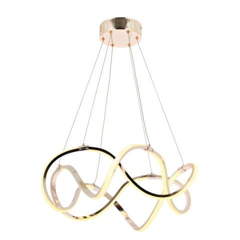 Lustra Led HubRom, BURGAZ Auriu 5002-5129-54 60x60xHmax105 cm 60 W / 3200 L  Lumina Calda,Rece,Neutra