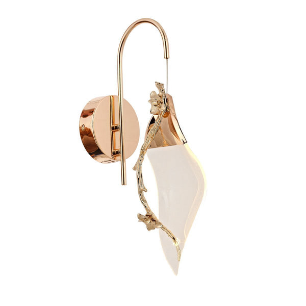 Aplica Led HubRom, CHERRY Auriu 5101-1092-83 12x25xHmax45 cm 3200 K Lumina Neutra