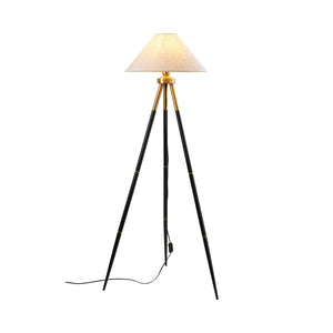 Lampader HubRom, COSBY 4178-1L-BL-FR 45x143 cm 1xE27-60W Antiq / Negru