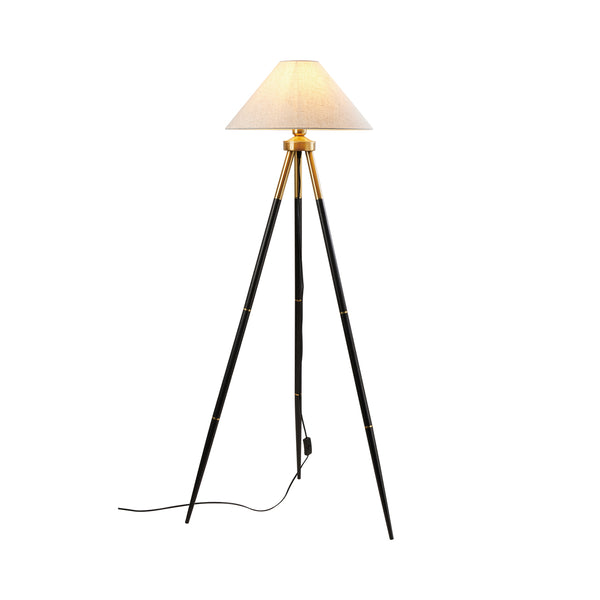 Lampader HubRom, COSBY 4178-1L-BL-FR 45x143 cm 1xE27-60W Antiq / Negru