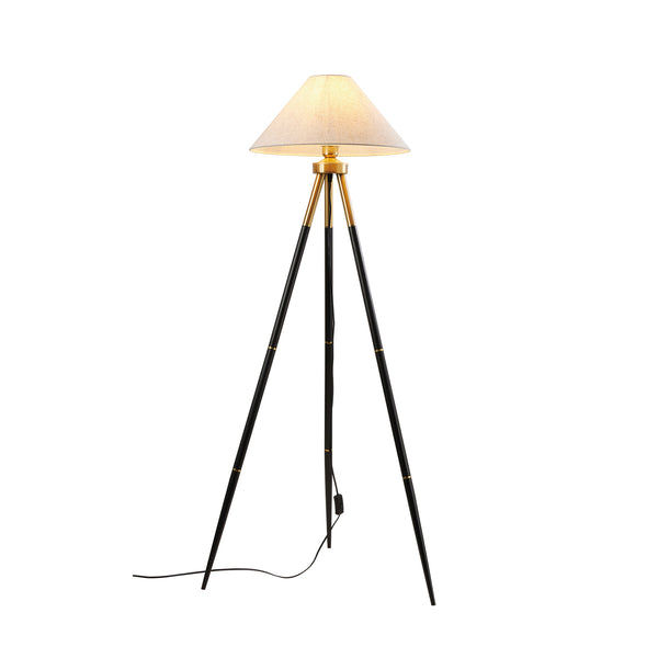 Lampader HubRom, COSBY 4178-1L-BL-FR 45x143 cm 1xE27-60W Antiq / Negru