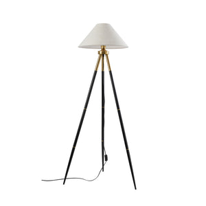 Lampader HubRom, COSBY 4178-1L-BL-FR 45x143 cm 1xE27-60W Antiq / Negru