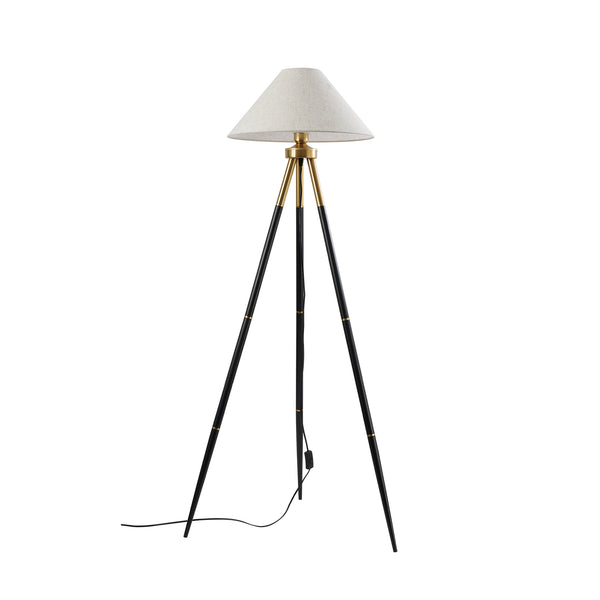Lampader HubRom, COSBY 4178-1L-BL-FR 45x143 cm 1xE27-60W Antiq / Negru