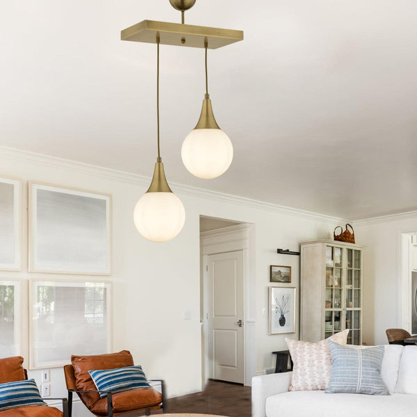 Lustra HubRom, DAMLA 3062-1750-2S-FR 35x70 cm 2xE27-60W Antiq