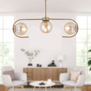 Lustra HubRom, DIASPOR 3948-03-FR 71x55 cm 3xE27-60W Antiq