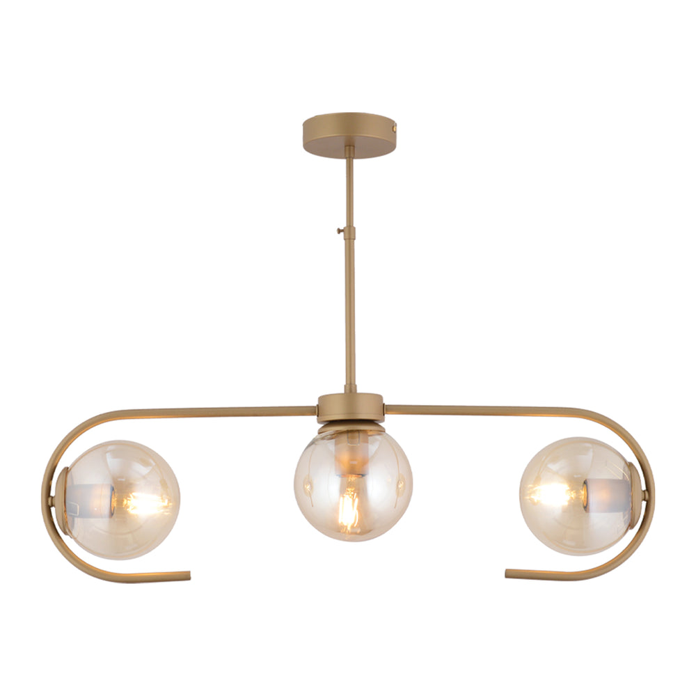 Lustra HubRom, DIASPOR 3948-03-FR 71x55 cm 3xE27-60W Antiq