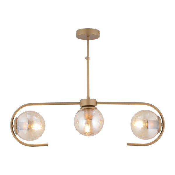 Lustra HubRom, DIASPOR 3948-03-FR 71x55 cm 3xE27-60W Antiq