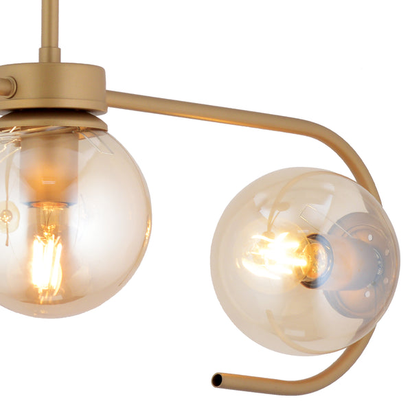 Lustra HubRom, DIASPOR 3948-03-FR 71x55 cm 3xE27-60W Antiq