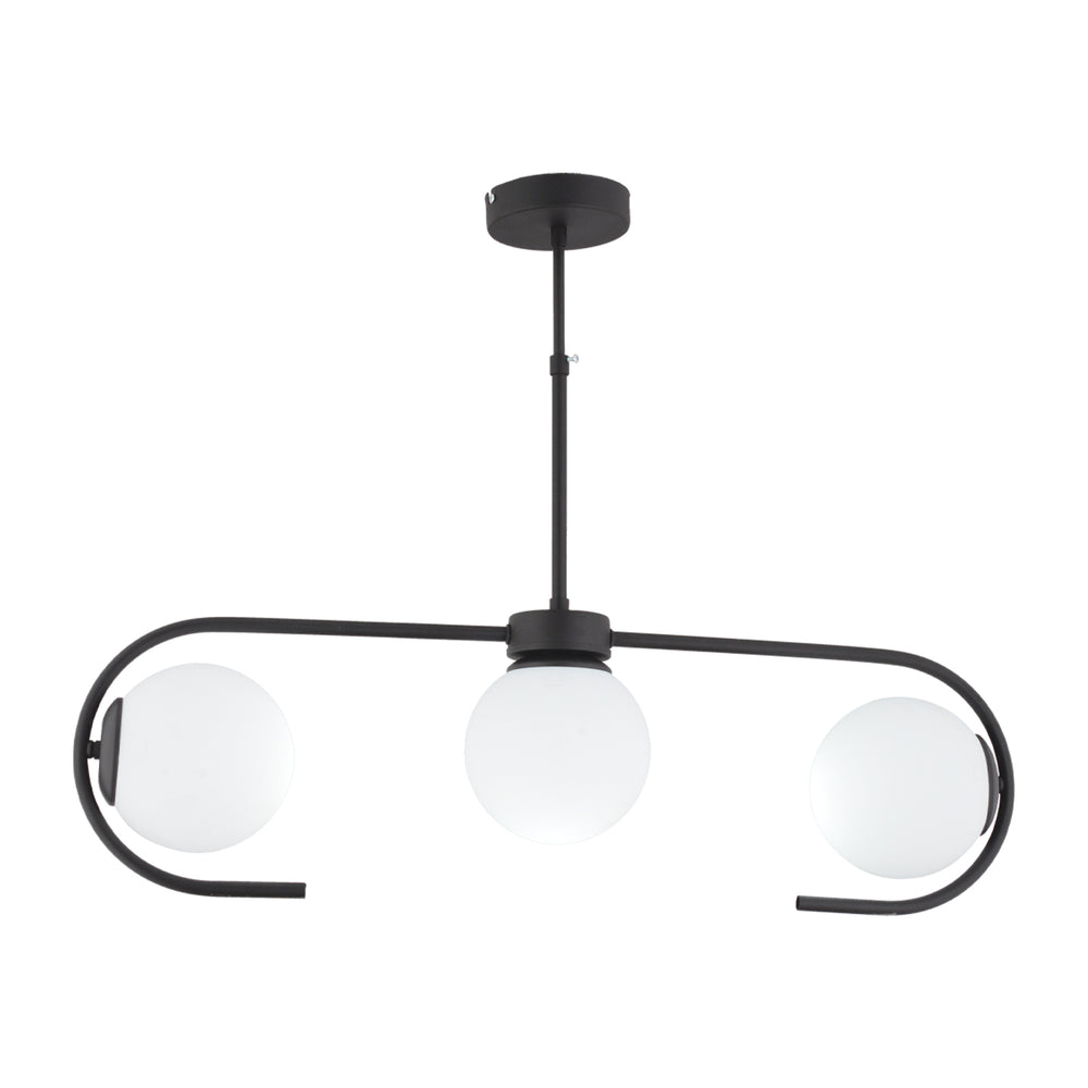 Lustra HubRom, DIASPOR 3948-03-BL 71x55 cm 3xE27-60W Negru