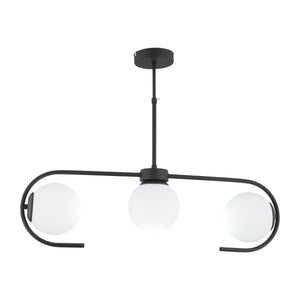 Lustra HubRom, DIASPOR 3948-03-BL 71x55 cm 3xE27-60W Negru