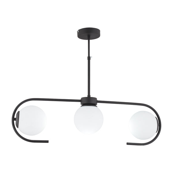 Lustra HubRom, DIASPOR 3948-03-BL 71x55 cm 3xE27-60W Negru