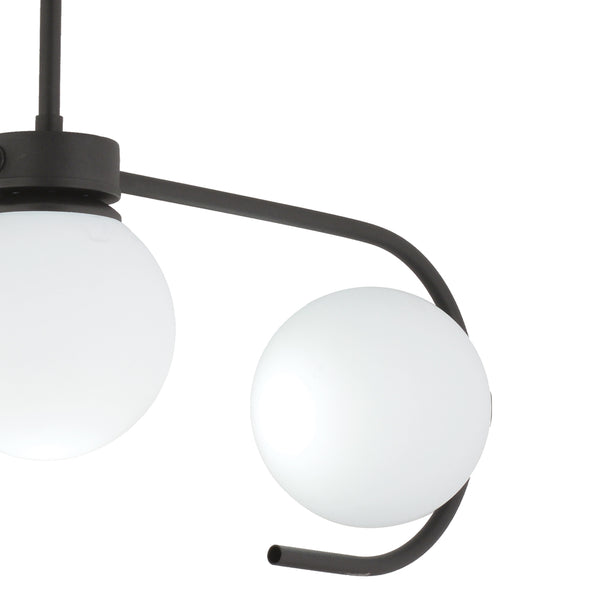 Lustra HubRom, DIASPOR 3948-03-BL 71x55 cm 3xE27-60W Negru