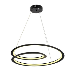 Lustra Led HubRom, EFSUS Negru 5001-0380-64 60x60xHmax70 cm Lumina Calda,Rece,Neutra