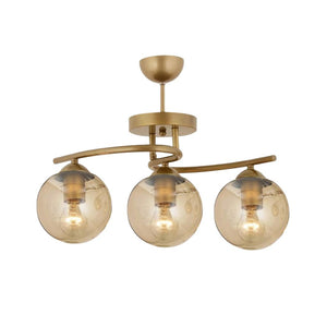 Plafonieara HubRom, ELITE 3606-03-FR 55x50 cm 3xE27-60W Antiq