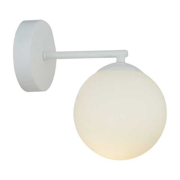 Aplica HubRom, ELVIN 3525-01-WH 15x17 cm 1xE27-60W Alb