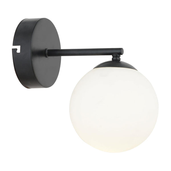 Aplica HubRom, ELVIN 3525-01-BL 15x17 cm 1xE27-60W Negru