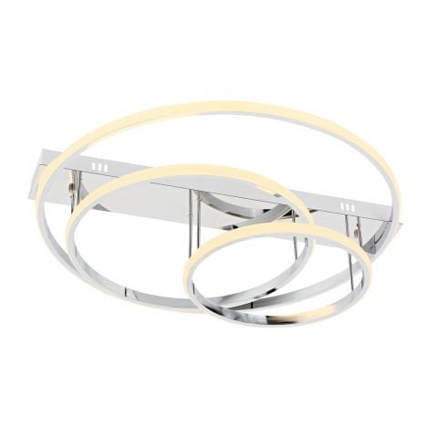 Plafoniera Led HubRom, ENVA Crom  5001-0374-51 60x60xHmax9 cm Lumina Calda,Rece,Neutra