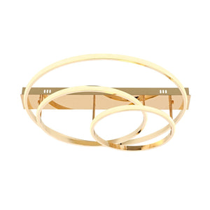 Plafoniera Led HubRom, ENVA Auriu  5001-0374-54 60x60xHmax9 cm Lumina Calda,Rece,Neutra