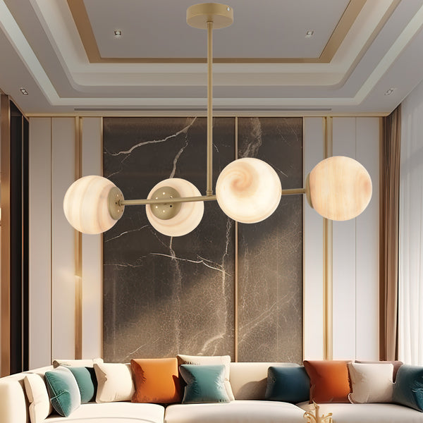 Lustra HubRom, ERDA 4111-04-FR 74x56 cm 4xE14-60W Antiq