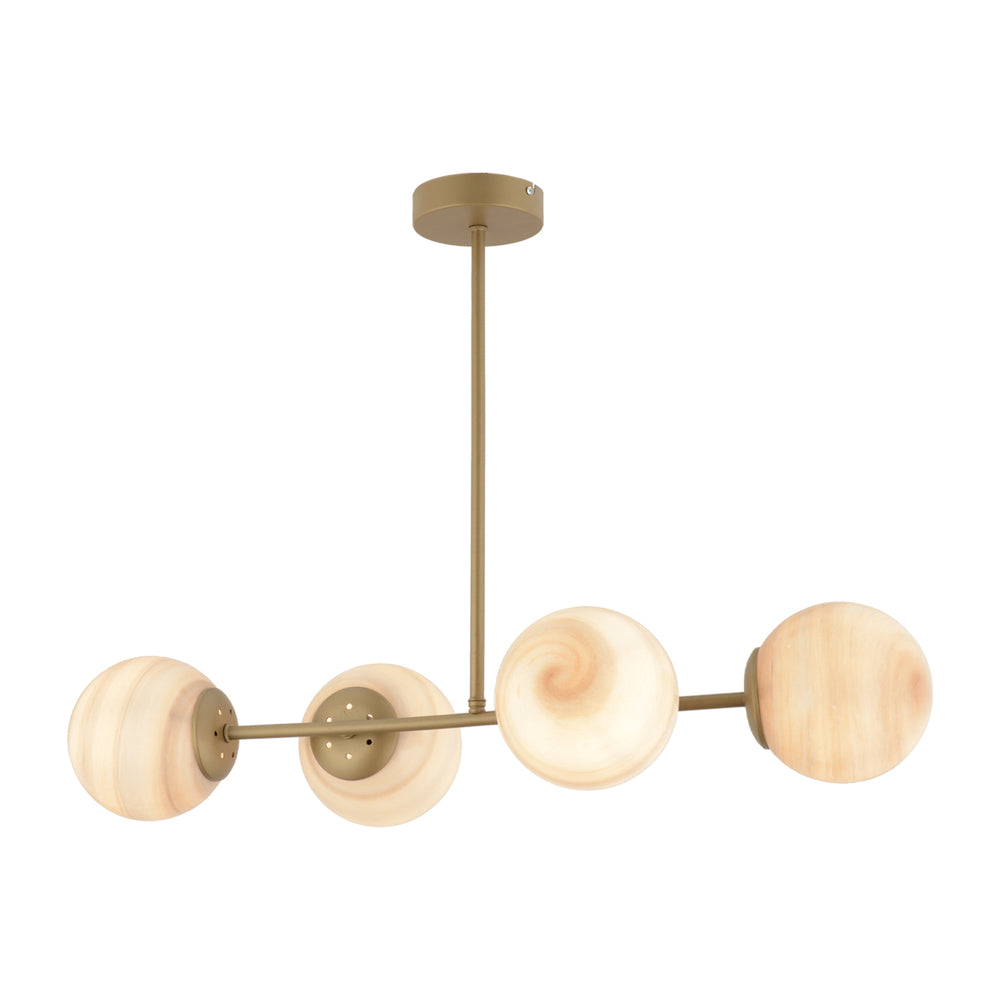 Lustra HubRom, ERDA 4111-04-FR 74x56 cm 4xE14-60W Antiq