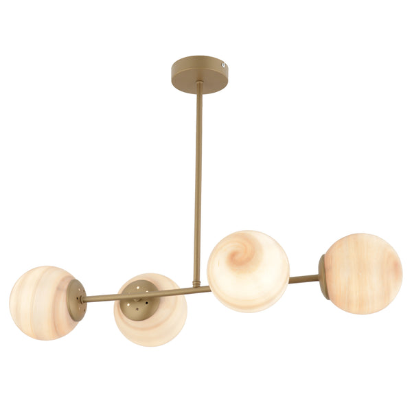 Lustra HubRom, ERDA 4111-04-FR 74x56 cm 4xE14-60W Antiq