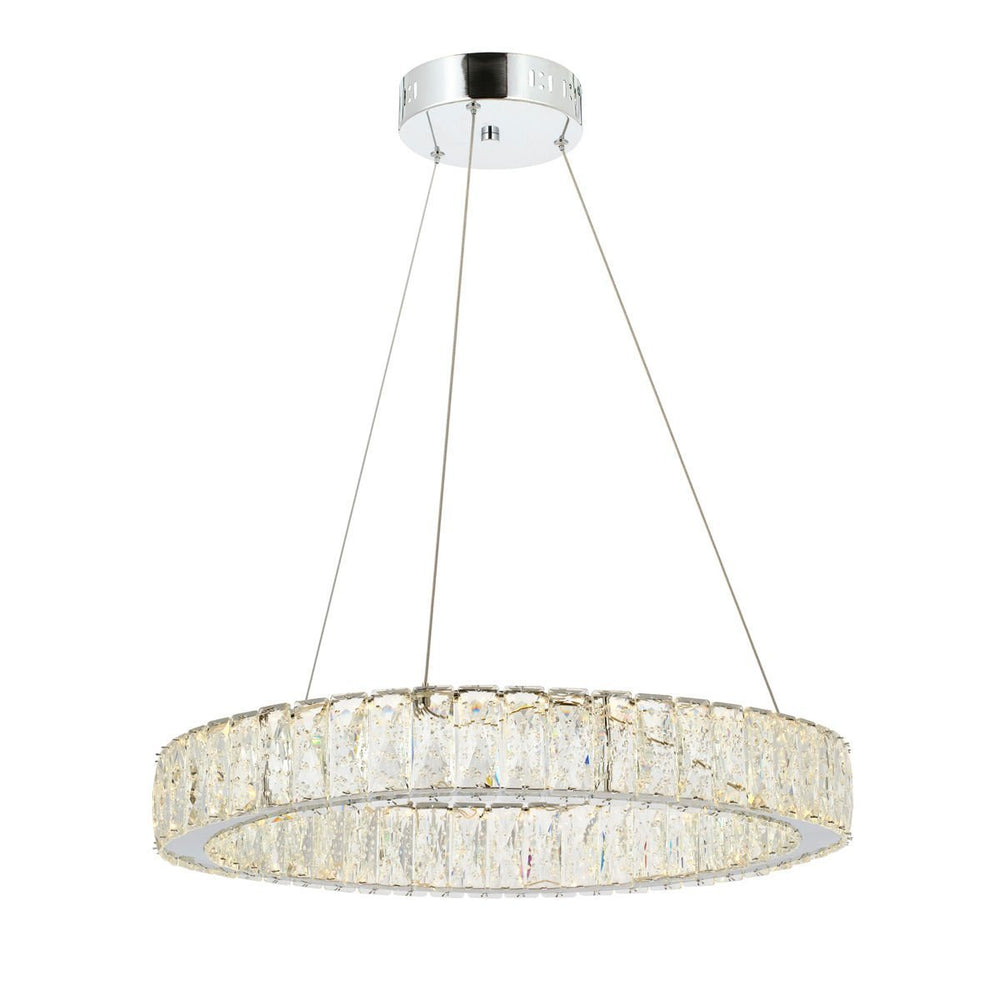 Lustra Led Cristal HubRom, ESSE Crom 5055-2996-51 55x55xHmax150 cm Lumina Calda,Rece,Neutra