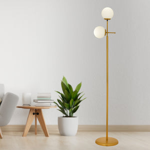 Lampader HubRom, GUNAY 3577-02-GD 30x170 cm 2xE27-60W Auriu