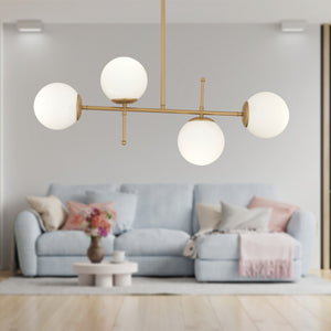 Lustra HubRom, GUNAY 3577-04-FR 85x67 cm 4xE27-60W Antiq