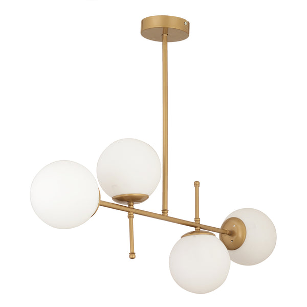 Lustra HubRom, GUNAY 3577-04-FR 85x67 cm 4xE27-60W Antiq